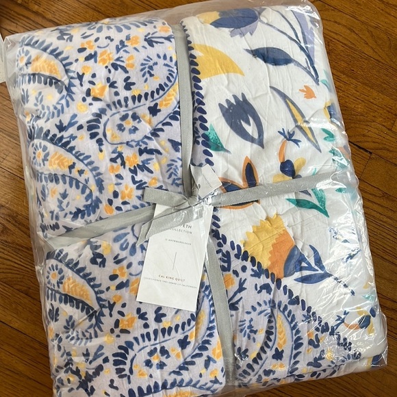 Anthropologie Elspeth Quilt Size Cal King NWT - Picture 13 of 13